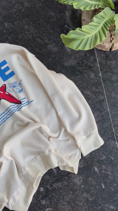 ASPEN SKI SOCIETY WHITE HOODIE